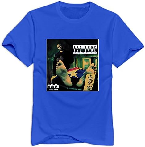Tavil Death Certificate Ice Cube Short Sleeve T-shirt For Men RoyalBlue Size L