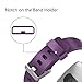 GEAK Sports Bands for Fitbit Versa/Fitbit Versa 2/Fitbit Versa Lite,Soft Waterproof Wristbands Accessories Compatible Fitbit Versa Smartwatch for Women Men,3 Pack,Small Teal/Plum/Rose