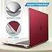 IBENZER MacBook Air 13 Inch Case Old Version 2010-2017, Soft Touch Hard Case Shell Cover with Keyboard Cover for Apple MacBook Air 13 A1369 1466 NO Touch ID,Wine Red,MMA13WR+1 N