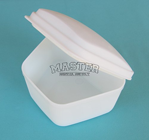 SET OF 12 (BULK) Denture Storage Plastic Box Fit FULL Denture ASSORTED Color (Pink, Babay Blue, White and Aqua) 4 Colors 3 pcs per Color - Thumbnail 5