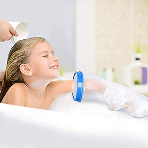 WONdere New Reusable Waterproof Hand Foot Cast Bandage Protector Clear Bathing Cover Adult And Children (G) - Thumbnail 2