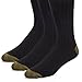 The Right Fit Men's 98% Cotton, Casual Work, Loafer Ribbed Crew Style Dress Socks