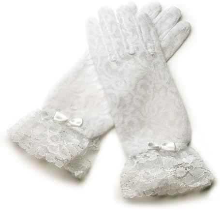 USABride Flower Girl Lace Gloves, First Communion Gloves 926-MD-IV