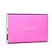 Muxika Ultrathin 12000mAh Portable USB External Battery Charger Power Bank (Hot Pink)