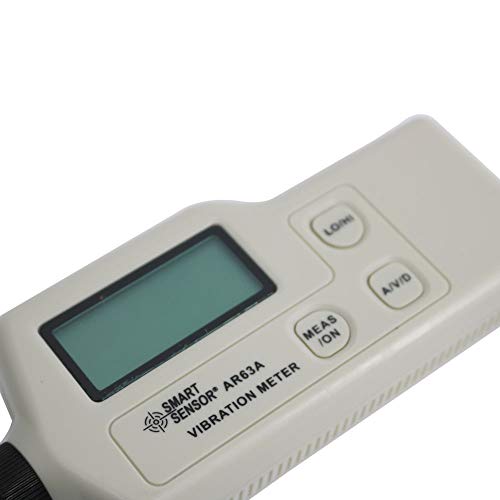 Graigar AR63A Digital Handheld Vibration Meter Tester Meter Gauge Vibrometer Analyzer Acceleration Range 0.1 to 199.9m/s2 - Thumbnail 2