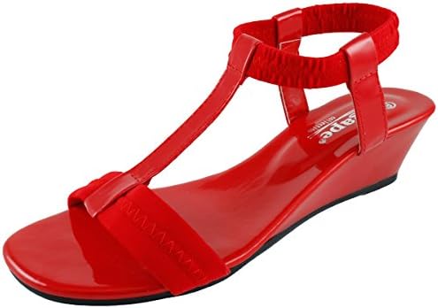Agape Image-69 T-Strap Wedge Sandal