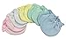 Solid Color Mix 5 Cotton Newborn Baby/Infant No Scratch Mittens Gloves 0-3 Months