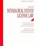 Nevada Real Estate License Law : Analysis, Interpretation and Sample Questions, Van Reken, Randall S., 0137774184
