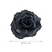 WINOMO 20pcs Silk Rose Flower Heads for Mother's Day Wedding Party Home Decoration (Black)