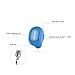Wireless Earbud, QCY Q26 Bluetooth Invisible Earpiece With Mic, Hands-free Stereo noise canceling for Apple iPhone 7, 7 Plus, 6 Plus, 5S, 4S, and Android Phones - Blue
