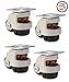 Set of 4 Level Casters with 2