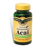 Spring Valley Natural Wild Harvested Acai 100 Softgels