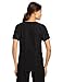 WonderWink Women's Peek-A-Boo Top, Black, Large