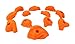 Atomik Climbing 12 Medium Dripstone Jugs Bolt-On in Orange