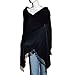 SCARF_TRADINGINC® Twill Pashmina/Shawl/Wrap/Stole (Black)