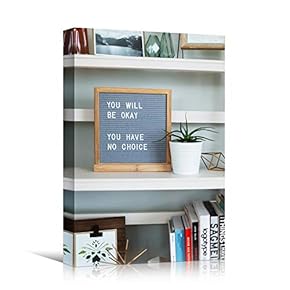 signwin Canvas Wall Art Panel Quotes Bedroom Industrial...