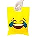 LOUHUA Pack of 100 Emoji Party Favor Gift Candy Bags Bulk for Boys Girls Kids Party Supplies Favors (20 pcs per style)