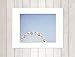 Blue Wall Art, Kids Nursery Picture, Carnival Photography, Modern Minimalist Decor, 8x10 Matted Photographic Print, (fits 11x14 Frame) 'Ferris Blue'