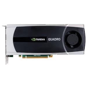 NVIDIA Quadro 6000 by PNY 6GB GDDR5 PCI Express Gen 2 x16 DVI-I DL Dual DisplayPort and Stereo OpenGL, DirectX, CUDA, and OpenCL Profesional Graphics Board, VCQ6000-PB Click Here