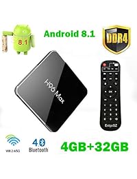 Android TV Stick TV Box H96 Pro Mini PC Android 7.1 Amlogic S912 Octa Core 64 Bit 4 K Real Hdr TV Dongle [2 GB + 8GB] Smart Set parte superior Soporte de caja 2,4 GHz 1000 m   WiFi LAN   Bluetooth 4.1