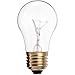KOR (Pack of 6) A15 25W Incandescent Appliance Bulbs – Clear Finish, E26 Medium Base, 120V – Standard Size for Ovens, Refrigerators, and Lamps