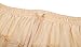 Women Amelia Steampunk Cake Skirt Elastic Waist With Draw String BP227-2 Size L Champagne