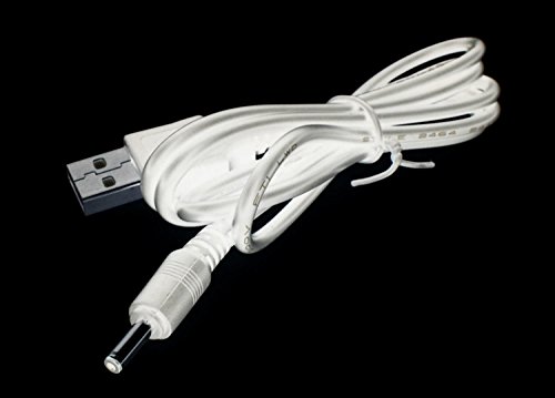 1x ECSEM Replacement Charger Cable for FOREO LUNA Mini 2 (USB-Cable, 3.3FT) White