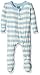 KicKee Pants Baby Essentials Print Footie, Pond Stripe, 0-3 Months