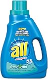 all Liquid Laundry Detergent, Fresh Rain, 50 Fluid Ounces, 33 Loads
