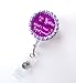 I'm a Nurse What's Your SuperPower Purple - Name Badge Holder - Cute Badge Reels - Nurse Badge - Nurse Gift - Nursing Badge - RN Badge