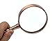 Smileto Handheld Magnifier, Classic Design 75mm 6X Magnifying Glass Loupe for Reading, Low Vision, Inspection, Craft, Jewelry