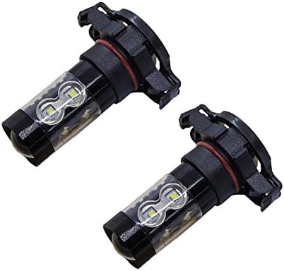 Speedleds 2 PCS Super Bright High Power 50W CREE 5202 H16 Type White LED Lights Bulbs For Fog Light Lamps LEDA017