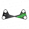 Stickers van kunsthars, bescherming voor stuurplaat, compatibel met Kawasaki Z750 Z1000 Z 750 Z 1000