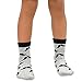 TeeHee Little Boys Fashion Fun Cotton Crew Socks 6 Pair (6-8 Years, Invisible Face)