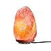 SMAGREHO Natural Himalayan Pink Crystal Salt Rock Lamp with Touch Dimmer Switch USB Plug Wooden Oak Base Perfect for Gift(3.5-5.5 lbs)