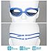 Ssking Swim Goggles- Clear Vision,No Leaking ,Anti Fog,UV Protection ,Electroplate -Goggles + Ear Plugs For Adults, Men, Women, Youth,Kid 5+ (Blue)
