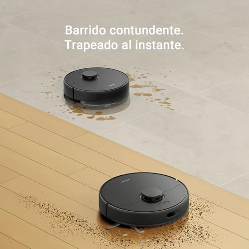 DREAME D9 MAX Gen 2 Aspiradora Robot Que trapea, 6,000 Pa de succión, Cepillo removible, Mapa multipisos, 285 min batería, Evita obstáculos y Cuenta con navegación 360° LDS