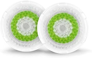 ACNE Cleansing Brush Head Replacement (Two Pack) - Compatible with Mia Mia2 Mia3 Aria Mia Fit Smart Profile and Alpha Fit Facial Cleansing System