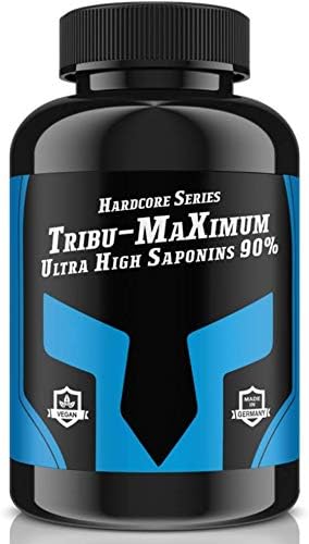 Tribu Max – 240 Tablets for 60 Day Supply | Hardcore Series High Dose Ultra High Saponin 90% 100% Vegan – Muscle Building and Virility | Premium Quality