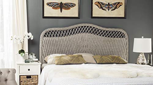Safavieh Home Collection Sephina Antique Grey Rattan Headboard (Full)
