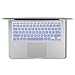 GMYLE MacBook Air 13 Inch Case A1466 A1369 Old Version 2010 2017 and Serenity Blue Keyboard Cover Skin 2 in 1 Set (Blue Marble Stone)