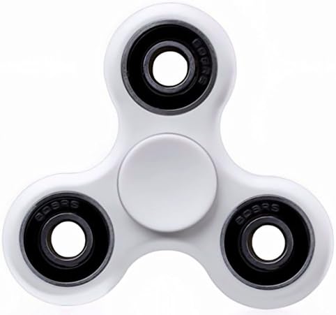 URBAN FIDGET Spinner Fidget Toy High Performance Hybrid Si3N4 Ceramic Bearing EDC focus Toy Relieves your Stress ADHD ADD Anxiety Boredom (White)