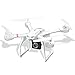 RC Quadcopter Drone with FPV Camera and Live Video - Quadcopter with Camera - X101 Quadcopters - Headless Mode 3D Flips & Rolls- 6-Axis Gyro A Key Return RTF Helicopter, White