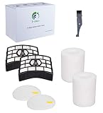 I-clean Filters Replacement Shark Rotator Powered Lift-Away XL Capacity NV755, 2 Packs Foam & Felt Filter Kit Compatible With Shark NV755, UV795 Rotator Lift-Away Vacuum Cleaner With A Free Cleaner Br