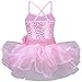 TFJH E Children Princess Party Costumes Flower Girls Ballet Leotard Dress Pink XXL