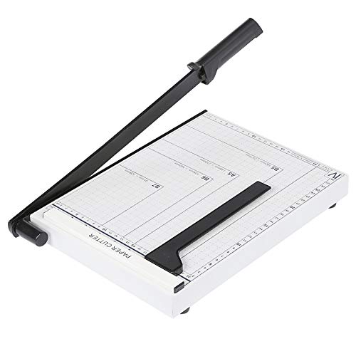 [US Stock]Steel Heavy Duty Professional Office Home Paper Desk Tops Paper Guillotine Trimmer Cutter Machine (Type1) - Thumbnail 3