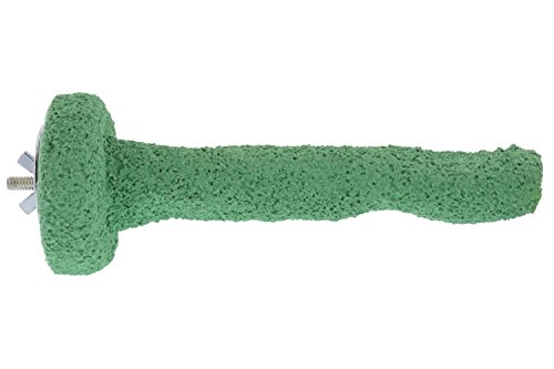 Sweet Feet and Beak Thermal-Lite Natural Patented Perch, Small - Green- Perfect for Keeping your Bird's Feet and Beaks Healthy - Thumbnail 2
