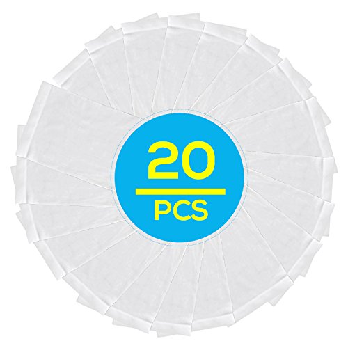 Lambow 20-Pack of Pool Skimmer Socks - Filter Savers for Filters, Baskets, and Skimmers