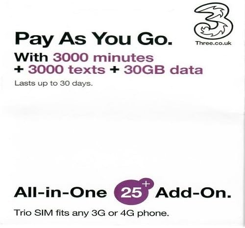 UK Prepaid sim card 30 GB , 3000 minutes , 3000 texts for 30 days, feel at home in 42 countries without data roaming charge, including most European countries
