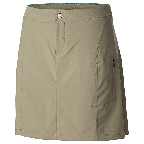 Columbia Women's Just Right Skort, Water & Stain Resistant, Tusk, 8